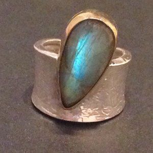 Labradorite Statement Ring